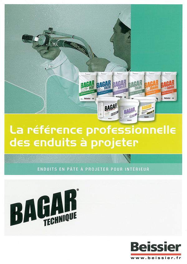 BEISSIER : Nouvelle Plaquette Bagar Technique : toute la gamme d'enduits à projeter Beissier d'un seul coup d'oil BEISSIER